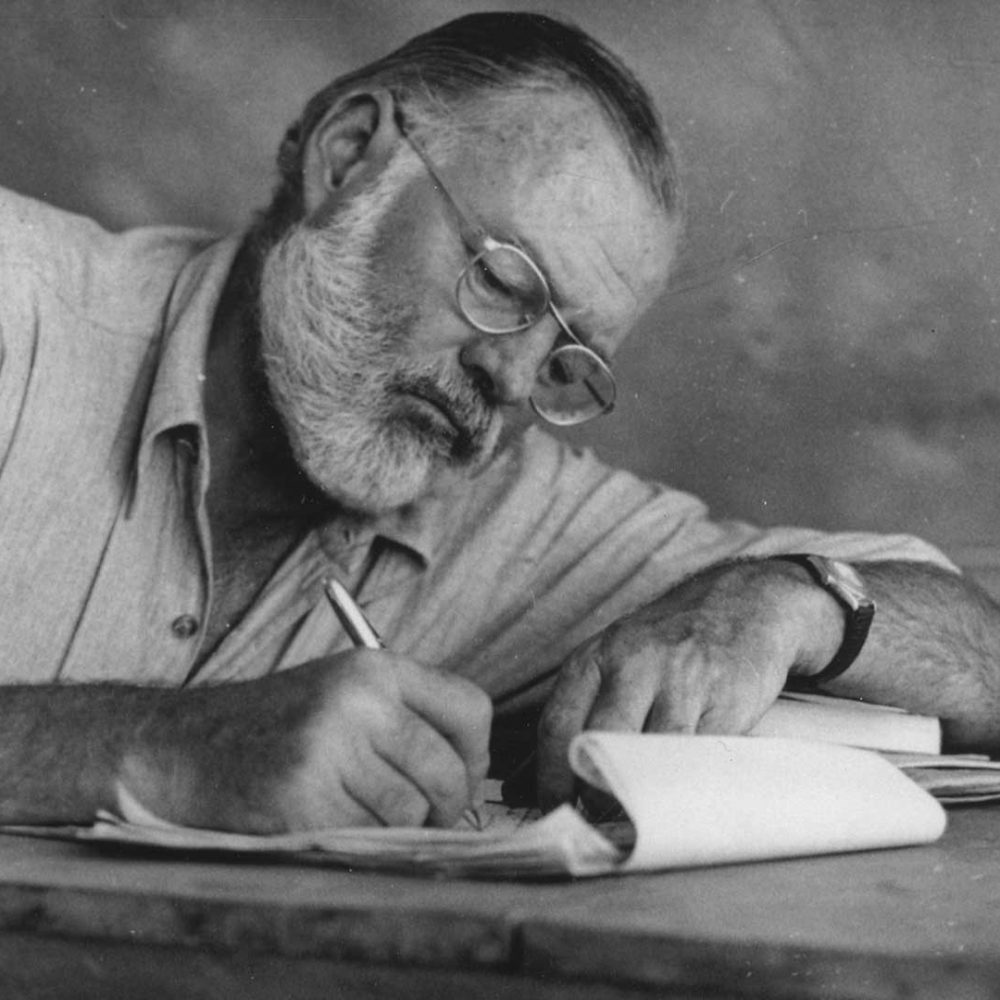 Ernest Hemingway Writing