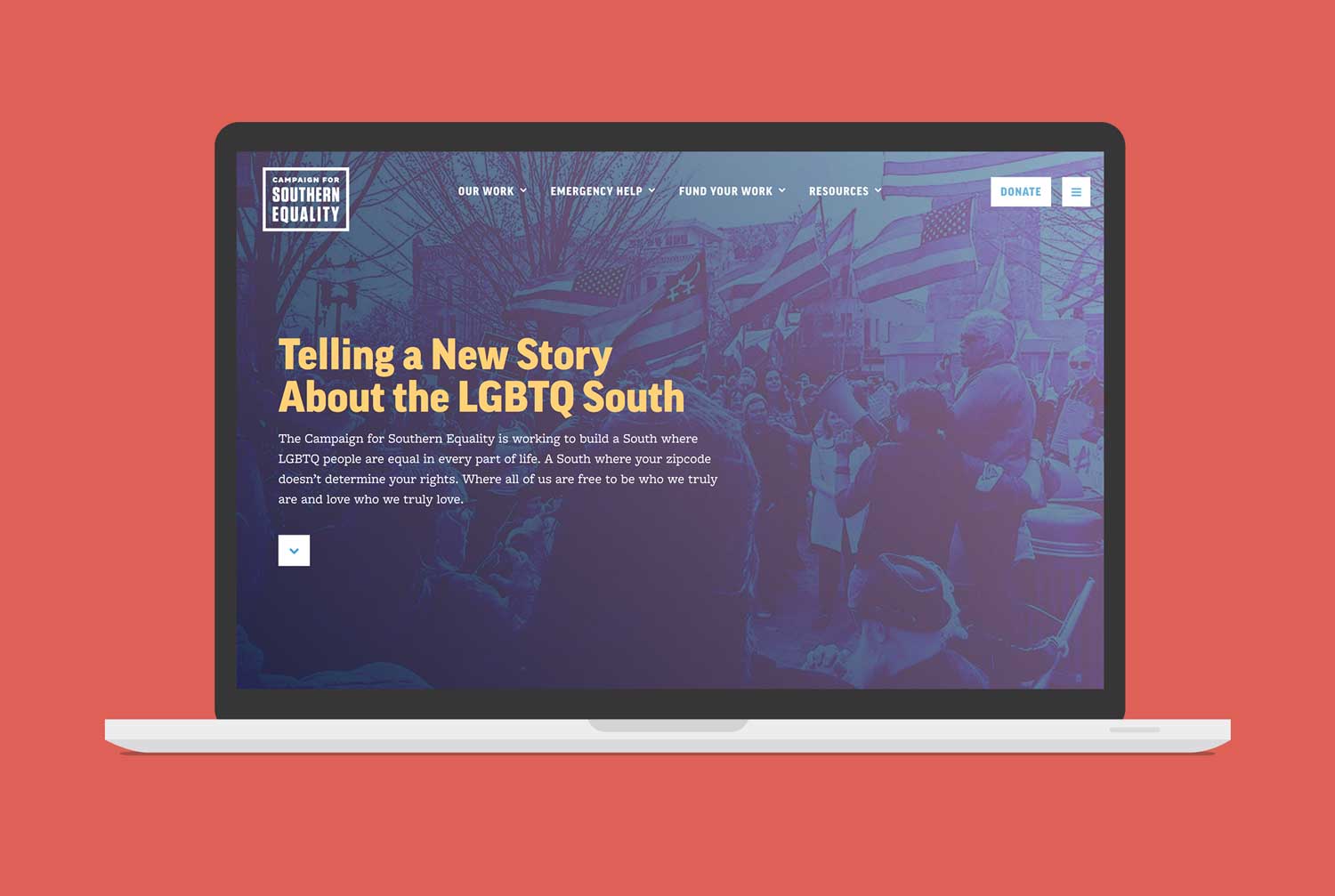 Campaign for Southern Equality Website Design