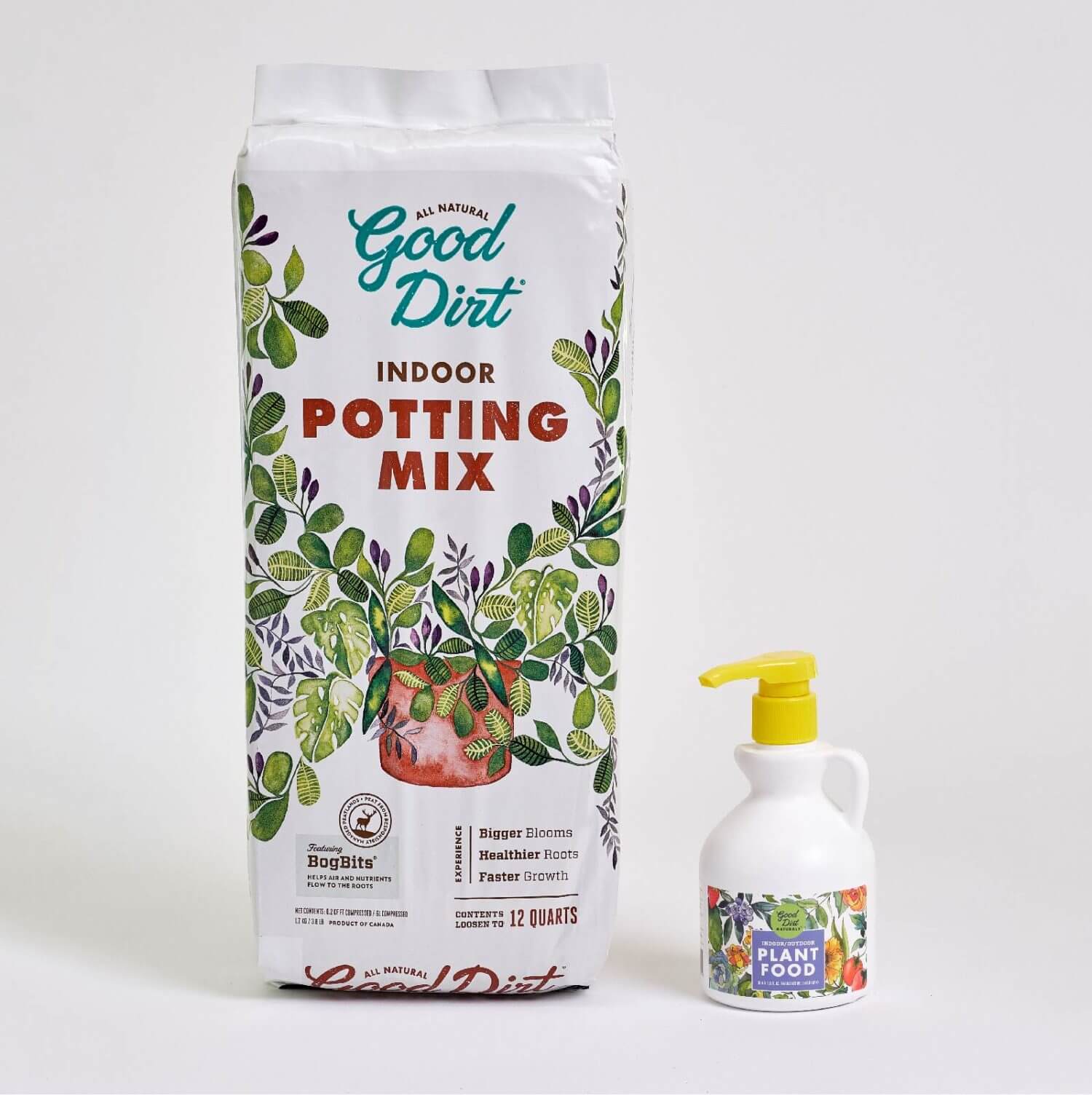 Good Dirt Potting Mix and Plant Food Packaging Design