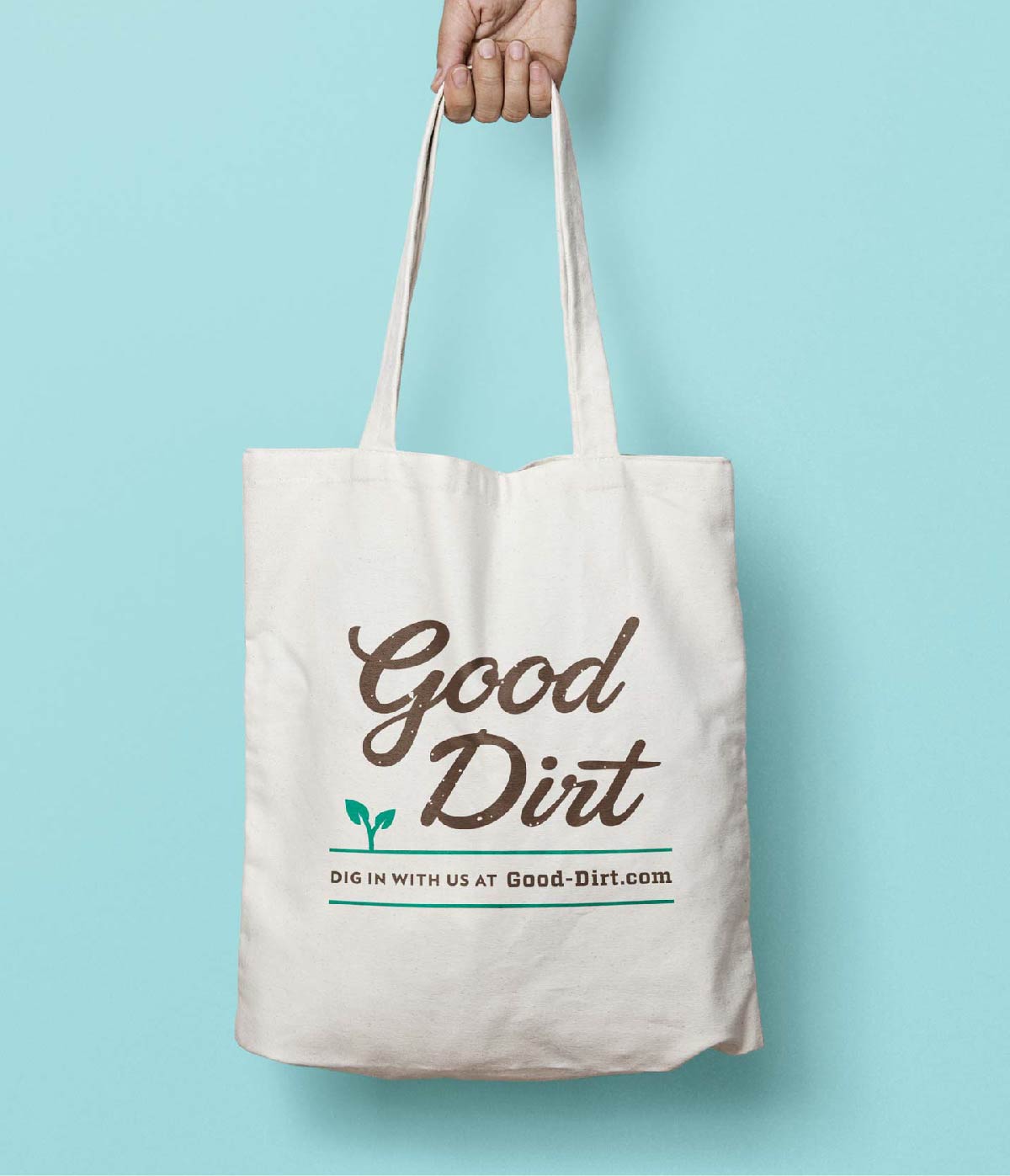 Good Dirt Tote Bag Design