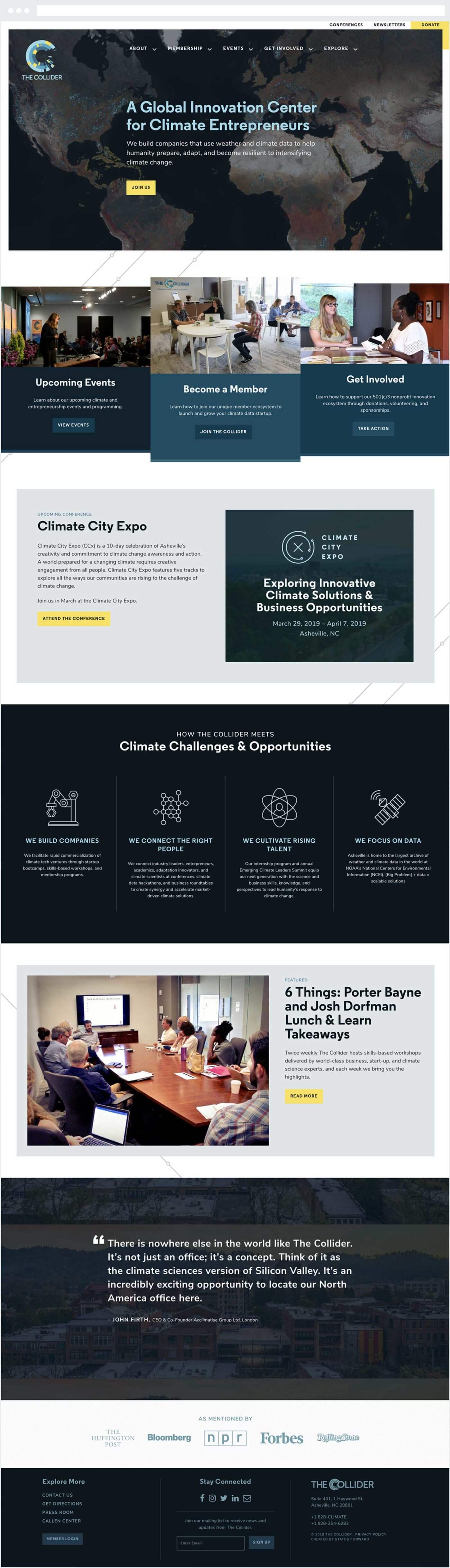 NC WARN Home Page in full
